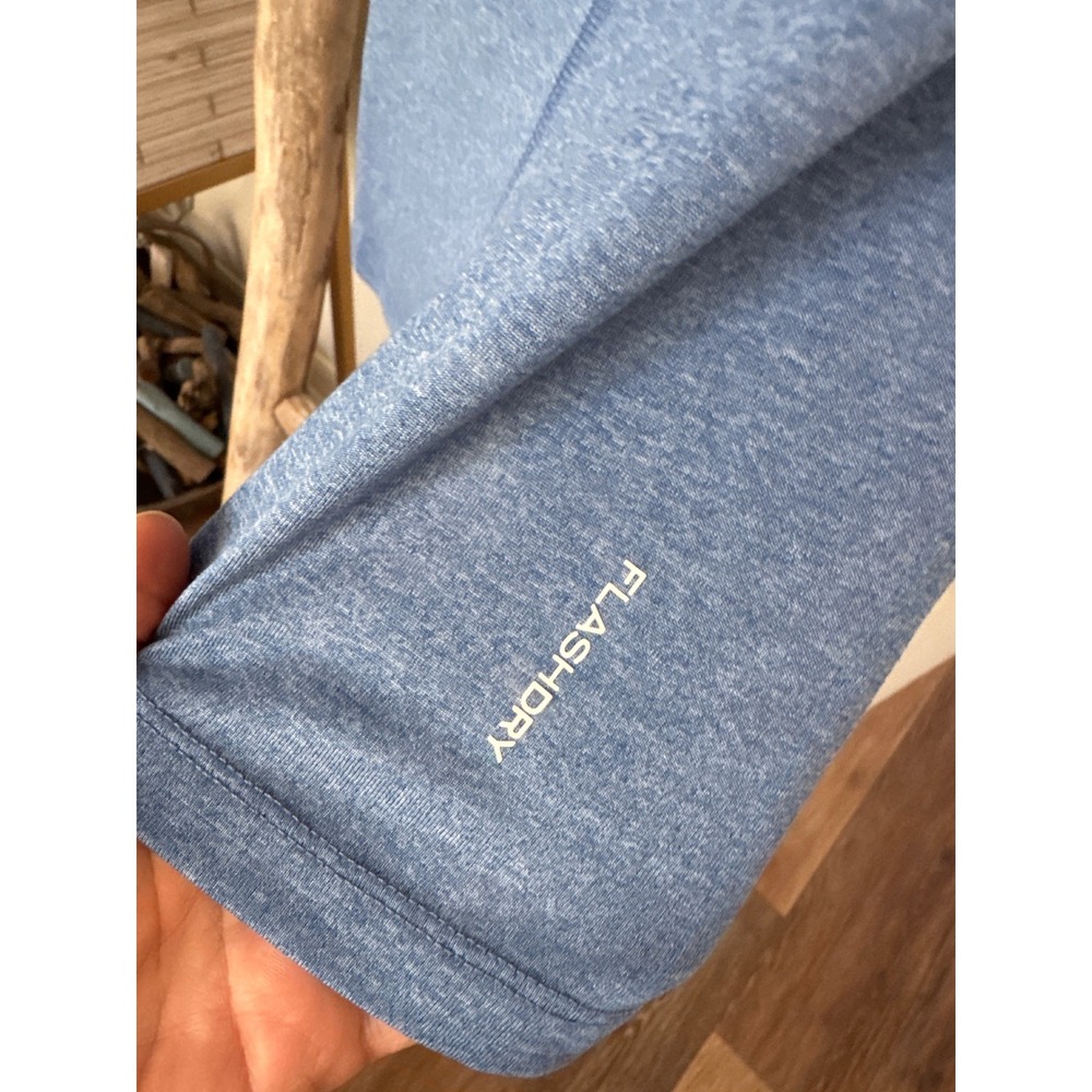 The North Face women's short-sleeve athletic t-shirt blue heathered color XS - Picture 6 of 7